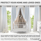 Mission Darkness™ TitanRF Radiation Shielding Blackout Curtains