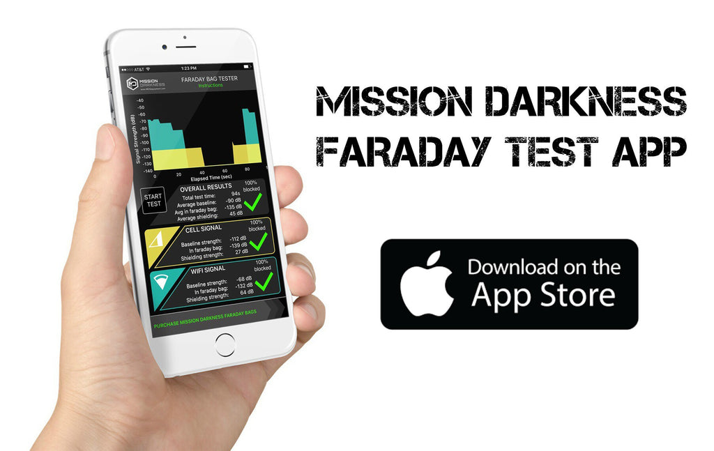 NEW Mission Darkness Faraday Bag Tester App for iOS