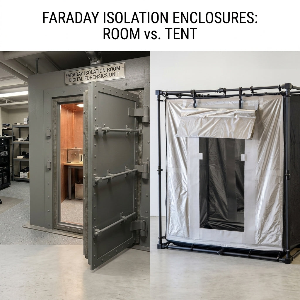 Shielded Room vs. Faraday Tent