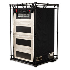 Mission Darkness™ CYPHERCYLENT™ Compact Faraday Tent front angled view