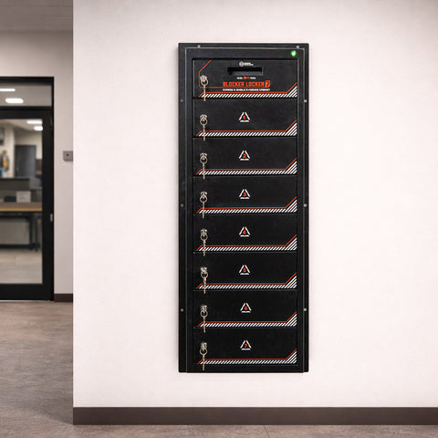 Mission Darkness Blocker Locker 7 Pass-Thru | Wall-Mounted Faraday