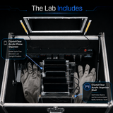 Mission Darkness BlockBox Lab includes acrylic shelf and phone organizer