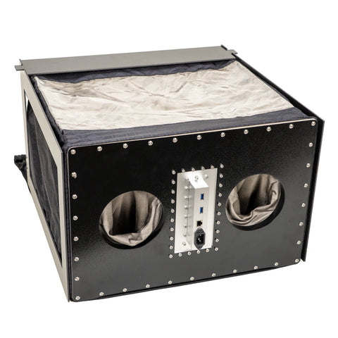 BlockBox Touch Pro fitted with the multiport shielded filter panel