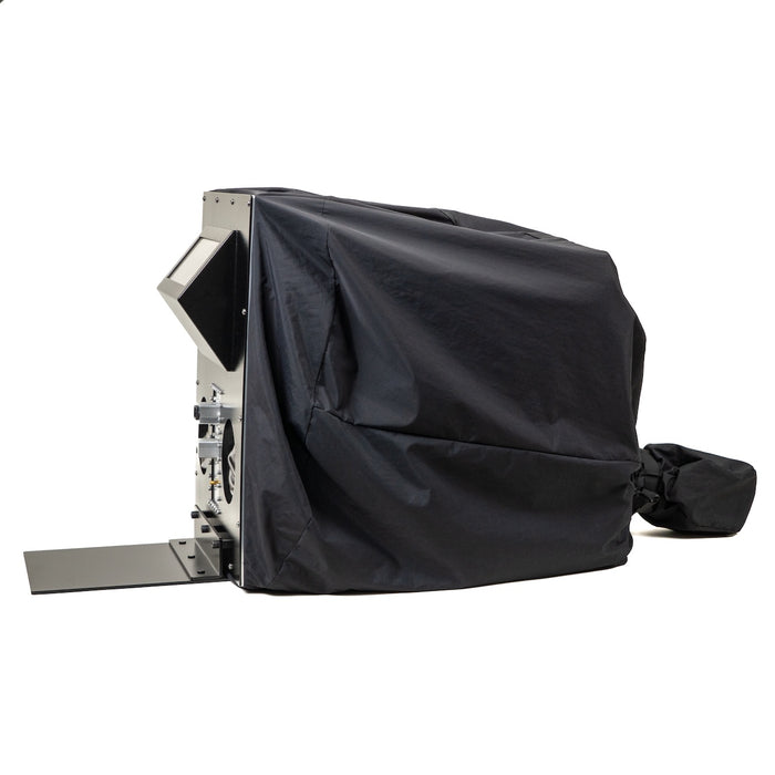 Side profile of the closed Rapid Cinch with the Faraday cap over the cinch