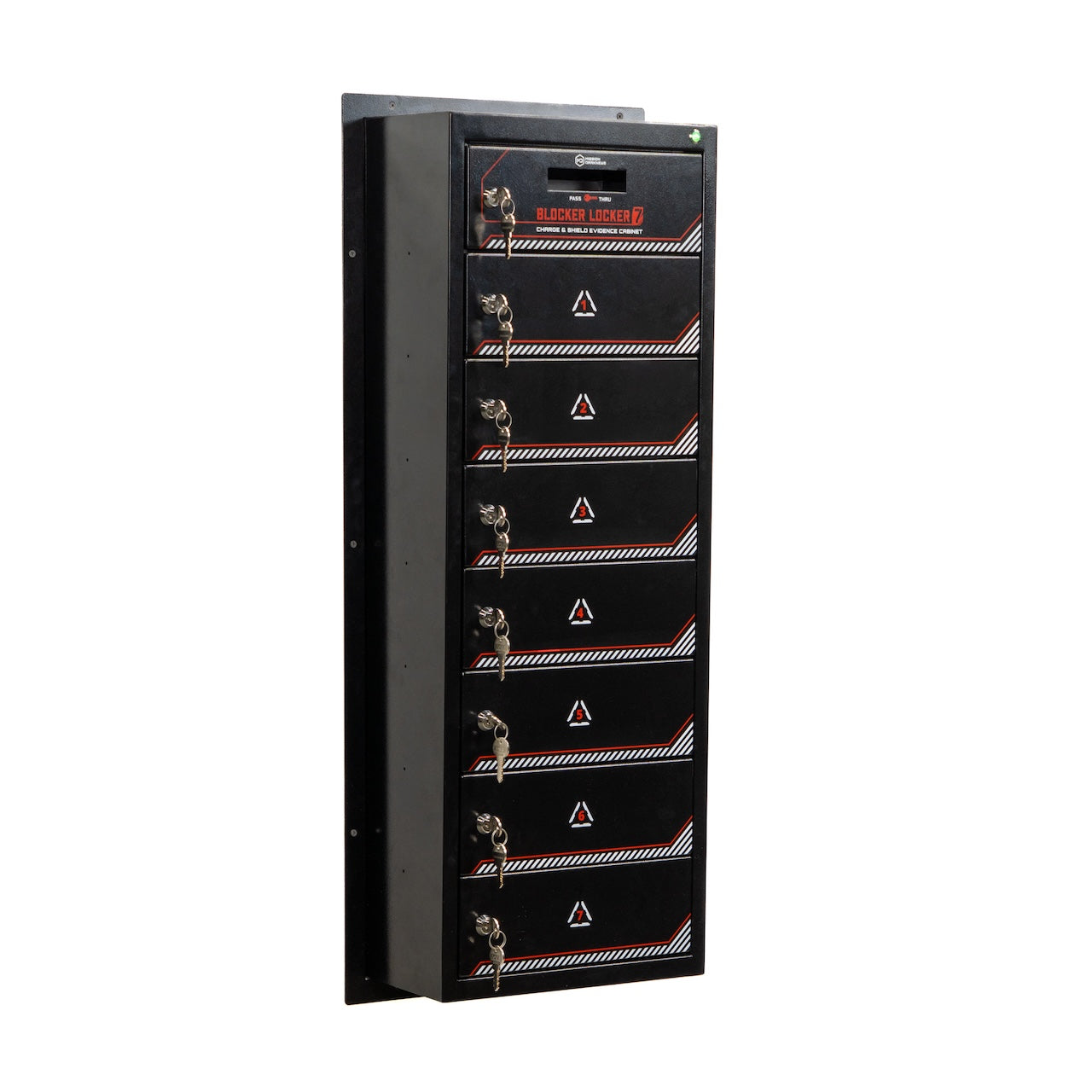 Mission Darkness Blocker Locker 7 Pass-Thru | Wall-Mounted Faraday