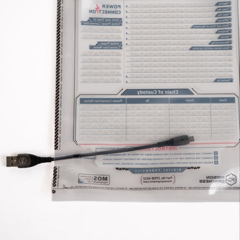 Mission Darkness™ Charge Preserve Evidence Bag
