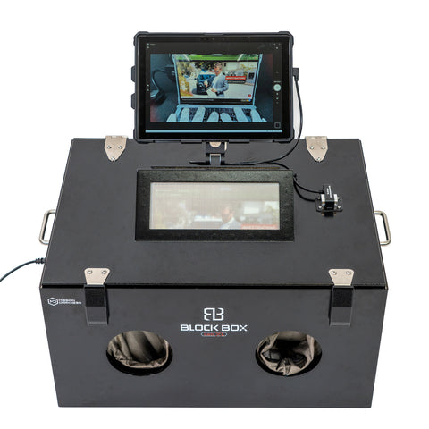 Mission Darkness BlockBox Lab XL With  Internal Camera and External Tablet Screen