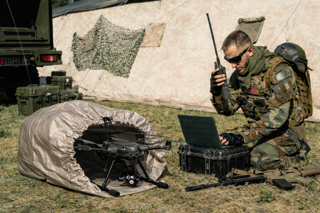 Kat Misatari Mission Darkness TitanRF Faraday Sack – MOS Equipment