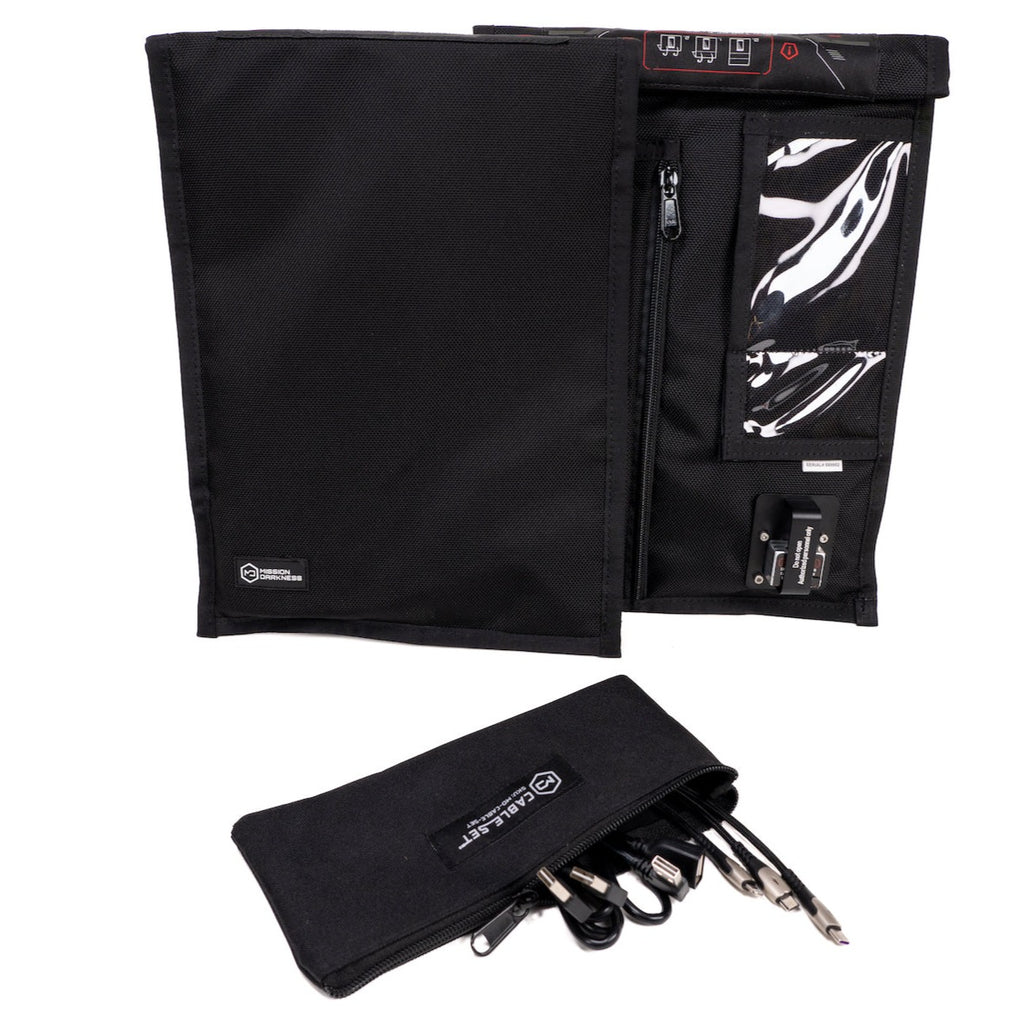 Mission Darkness™ Dry Shield Phone Sleeve - Weatherproof, Waterproof,  Signalproof Faraday Bag – MOS Equipment