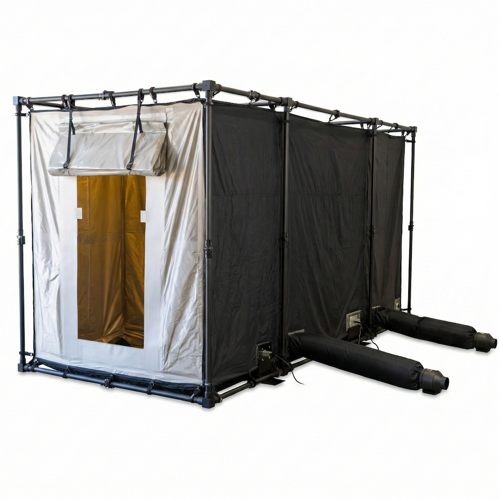 CYPHERCYLENT Forensic Ops Tent - Triple Chamber