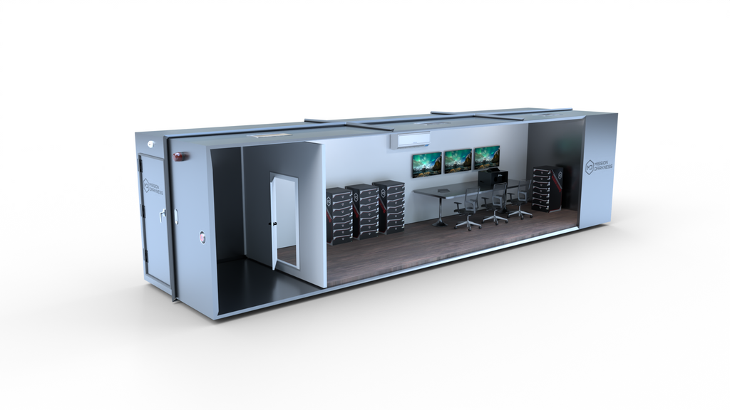 Mos Room Example Mission Darkness™ Cyber Security Shielded Room – MOS Equipment