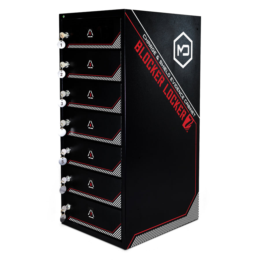 Mission Darkness Blocker Locker 7 charge and shield evidence cabinet