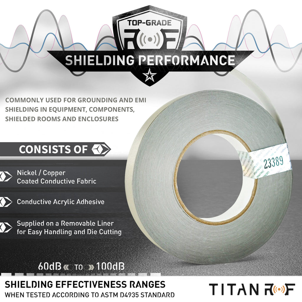 Mission Darkness Titanrf Faraday Tape Multiple Sizes Mos Equipment