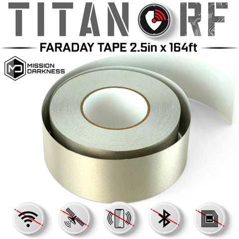 TitanRF Faraday Foam Gasket // Foam Strip Covered in High