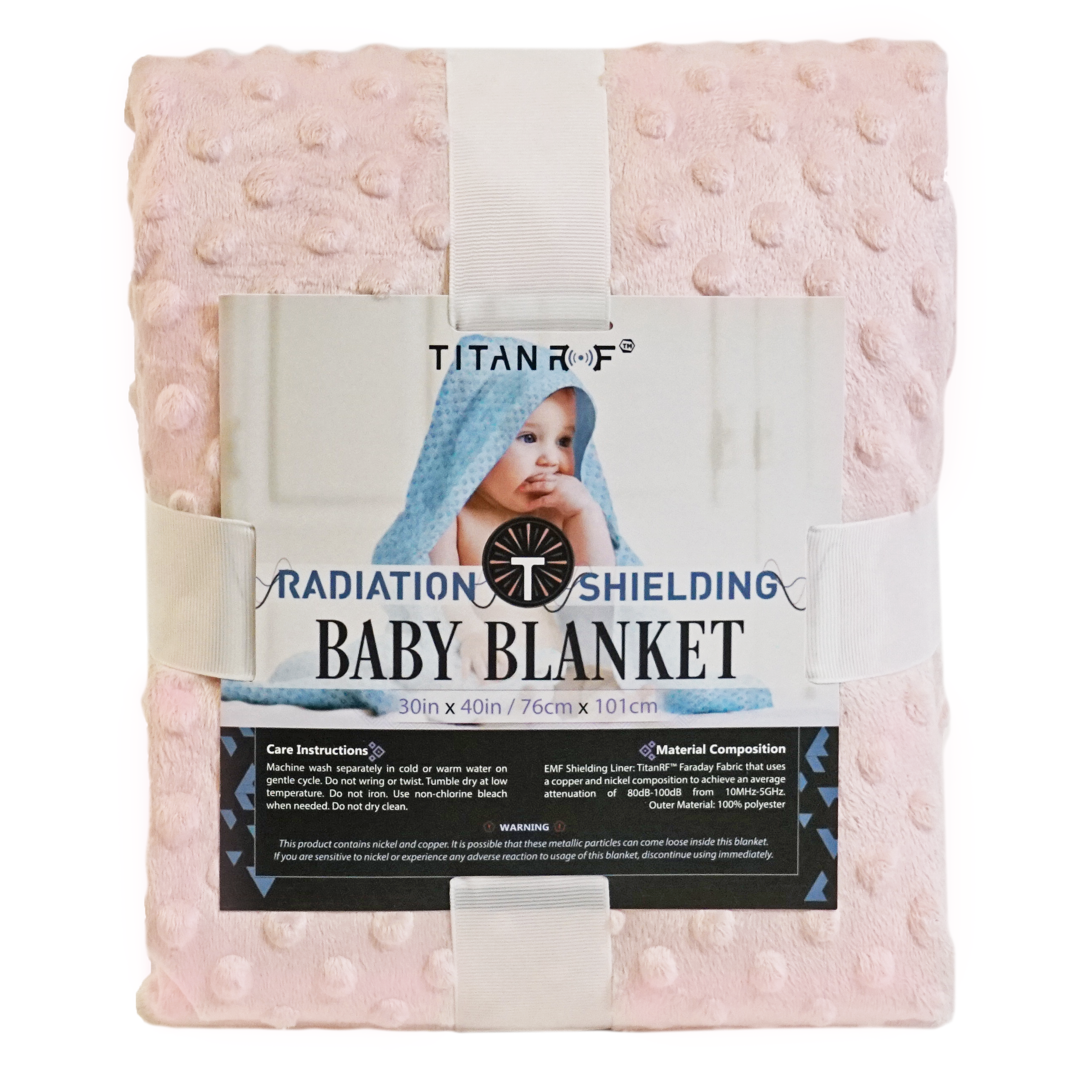 Mission Darkness TitanRF™ Radiation Shielding Baby Blanket – MOS Mission Darkness TitanRF™ Radiation Shielding Baby Blanket – MOS