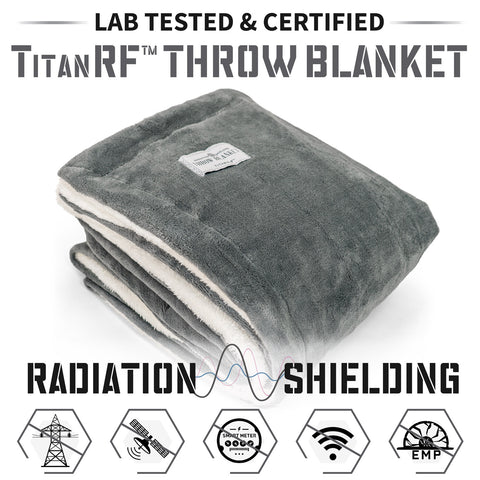 Mission Darkness™ TitanRF Radiation Shielding Throw Blanket – MOS